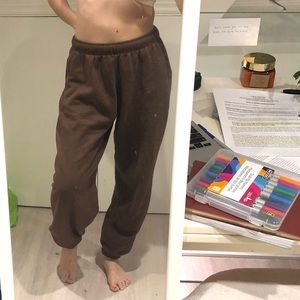 Brown Aeropostale sweatpants